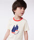 Katoenen T-shirt met korte mouwen en print voor kinderen