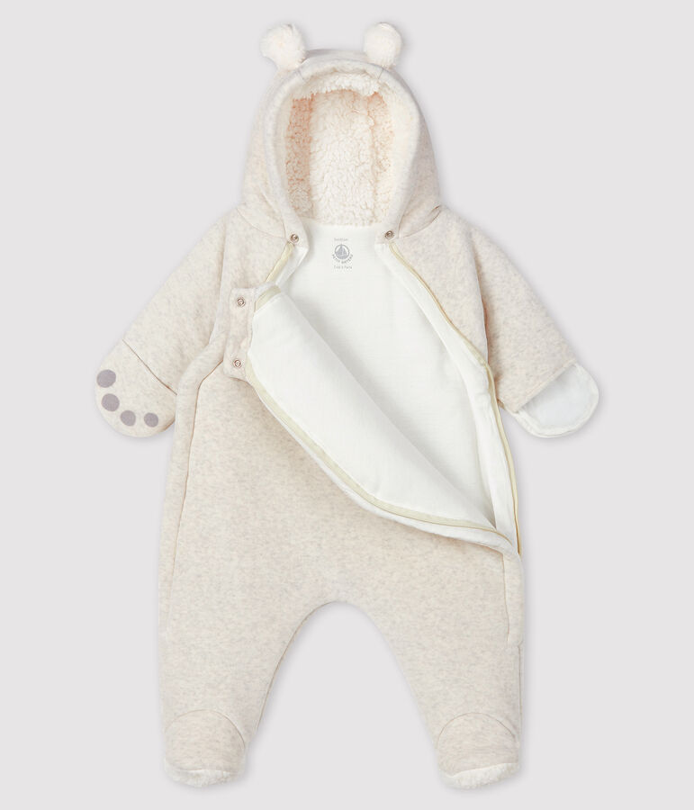 Pilootpakje baby meisje/jongen beige MONTELIMAR CHINE