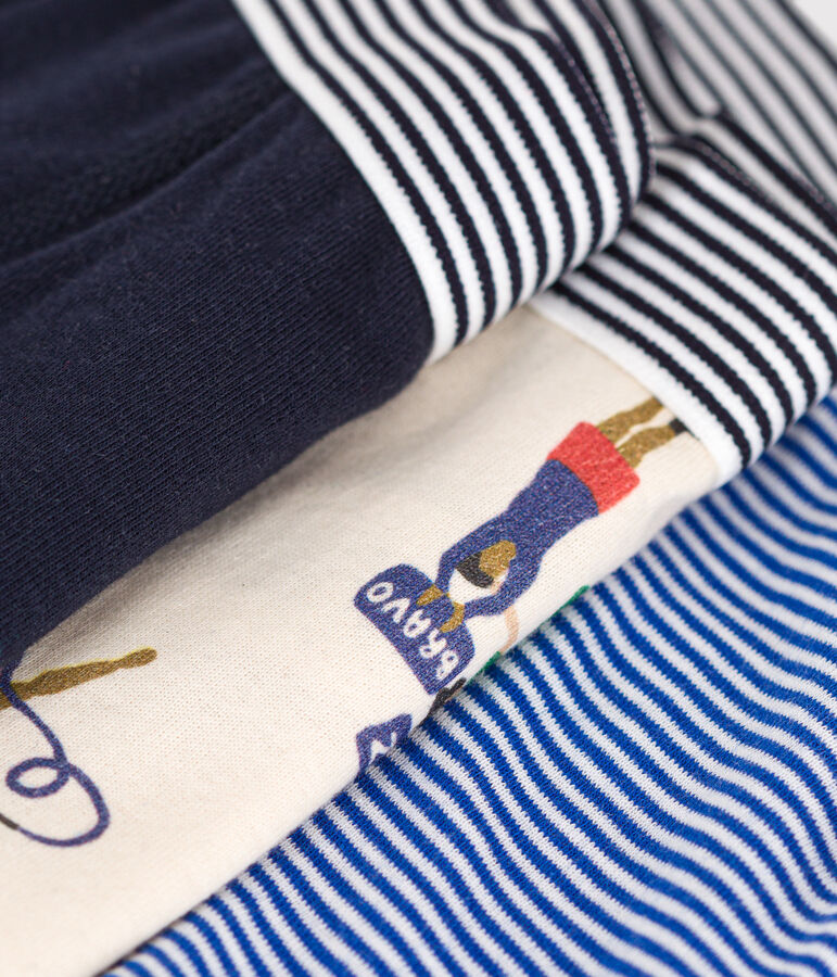 Set met drie boxershorts van katoen voor kinderen multicouleur
