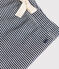 Babybroek van biologisch katoen blauw SMOKING/wit MARSHMALLOW