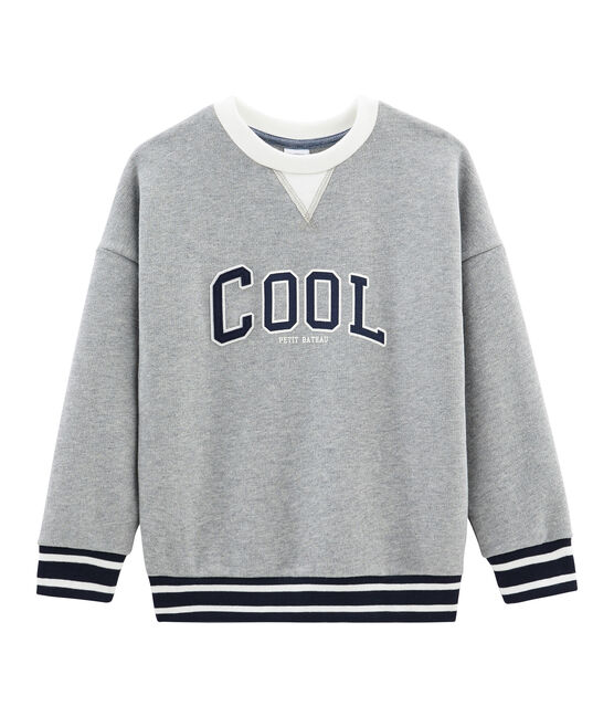 Sweatshirt jongens grijs SUBWAY CHINE