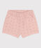 Short met Engels borduurwerk voor baby's roze SALINE