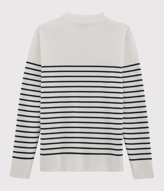 Zeemanstrui voor heren wit MARSHMALLOW/blauw SMOKING