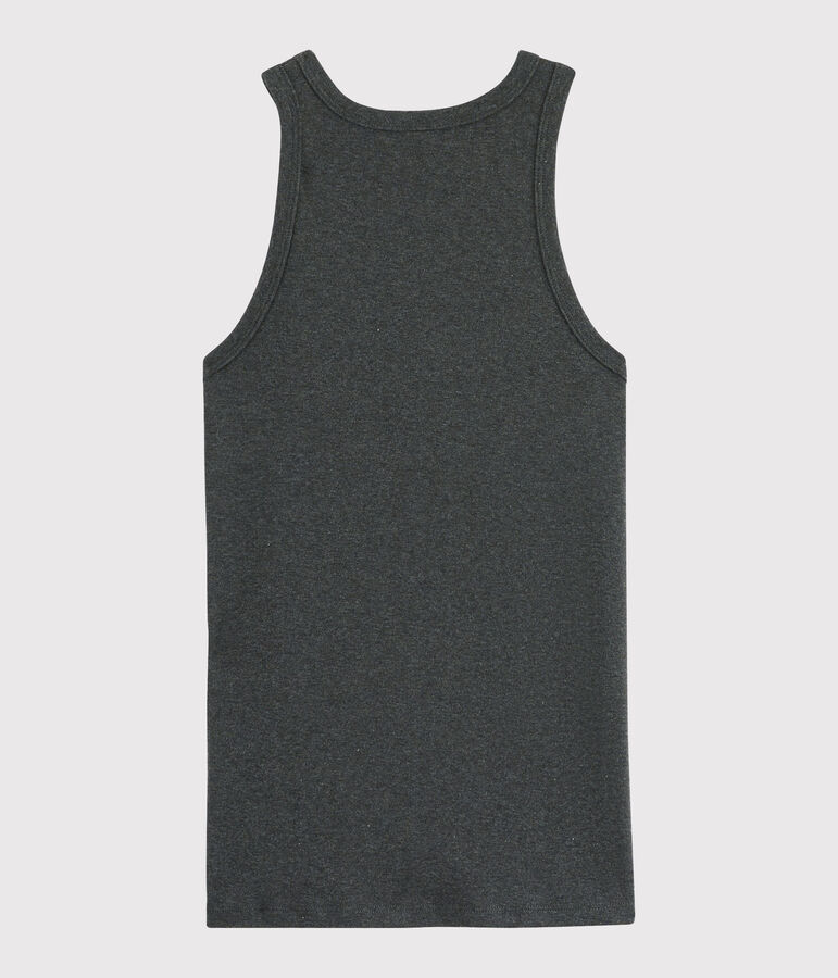 D&eacute;bardeur iconique en coton Femme gris