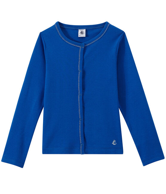 Cardigan fille bleu PERSE