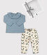 Coffret cadeau bébé blouse et pantalon
