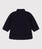 Veste bébé en sherpa recyclée bleu SMOKING