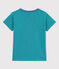 Tee-shirt rayé en coton enfant garçon vert LAVIS/bleu VERDE