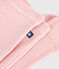 Pantalon bébé en tricot laine et coton rose JOLI