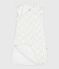 Fluwelen babytrappelzak met bloemenprint TOG 3 wit MARSHMALLOW/wit MULTICO