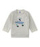 Sweat bébé garçon en molleton gris BELUGA CHINE