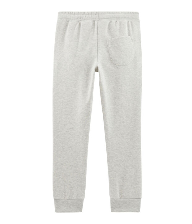 Pantalon en jersey enfant gar&ccedil;on gris