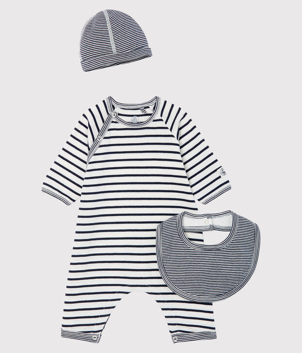 Geschenkdoos met 3 uniseks babystukken multicouleur