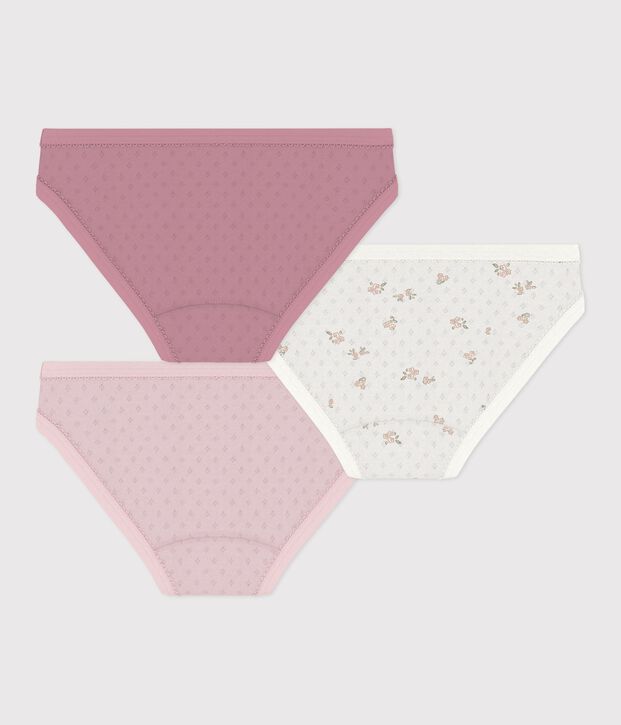 Setje met katoenen onderbroekjes met bloemetjes voor kinderen multicouleur
