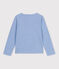 T-shirt in katoen voor meisjes blauw SKY CHINE