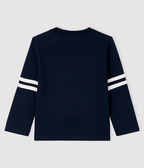 T-shirt baby jongen blauw SMOKING