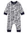 Combinaison longue bébé garçon Jean Jullien blanc MARSHMALLOW/ DASH