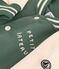 Baseballjasje van fleece voor jongens groen CROCO/ AVALANCHE