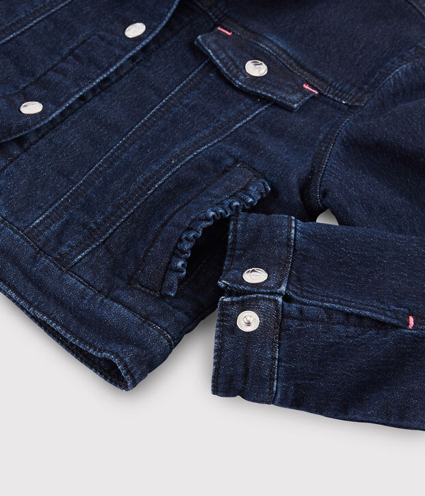 Denim jasje voor meisjes blauw