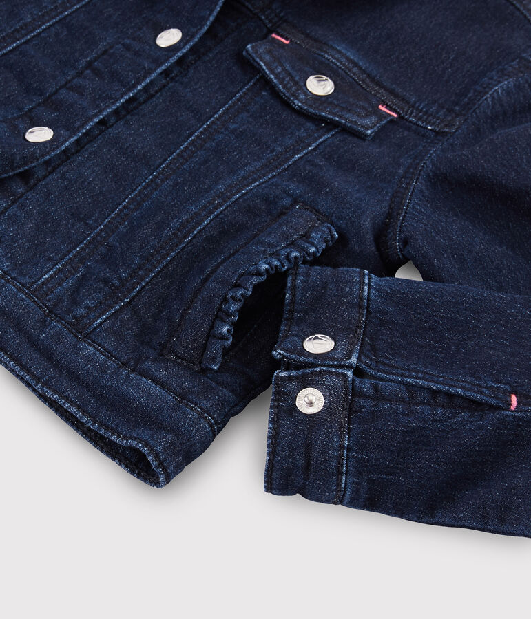 Veste en denim enfant fille bleu