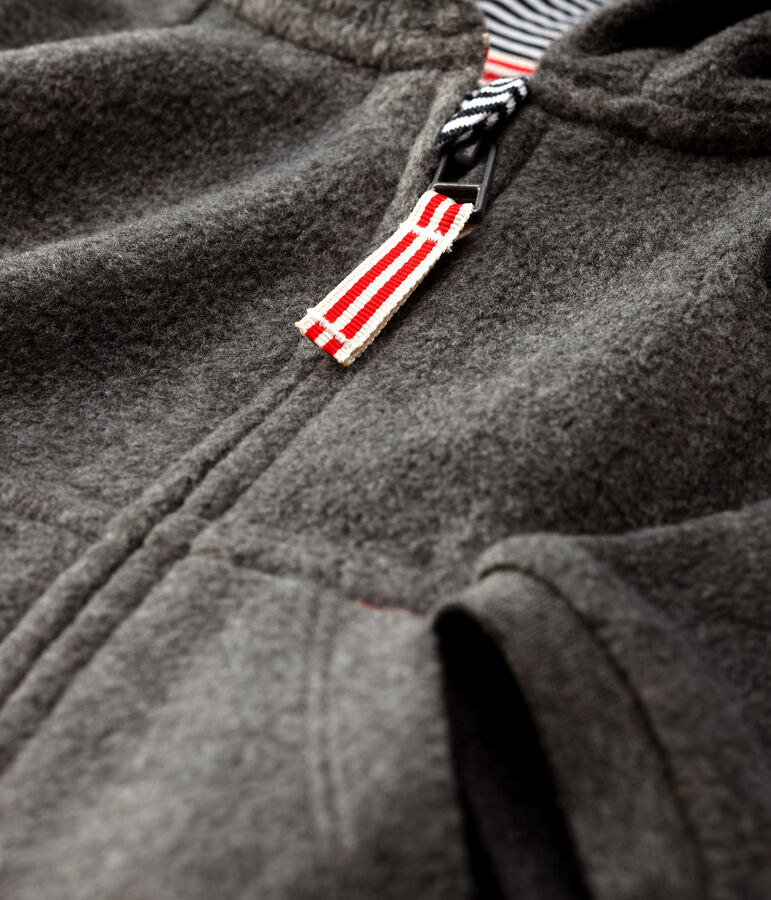 Sweatshirt en polaire b&eacute;b&eacute; gris
