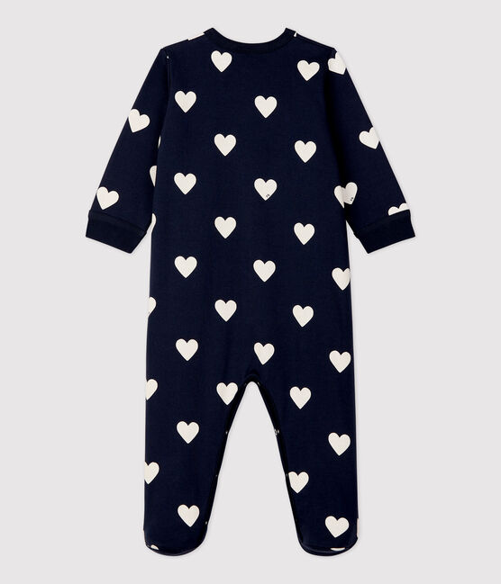 Slaappakje voor baby's in molton blauw SMOKING/wit ECUME