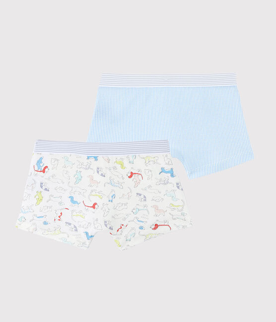 Set van 2 boxershorts met dierenprint van biologisch katoen voor jongetjes variante 1