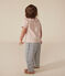 Blouse manches courtes en jersey bébé rose SALINE