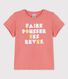 T-shirt manches courtes en coton enfant fille