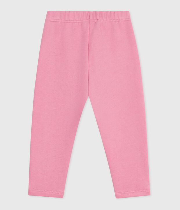 Effen katoenen babybroekje roze