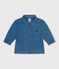 Chemise bébé en jean unie bleu DENIM CLAIR