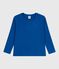 Tee-shirt enfant manches longues en coton uni OLYMPIC