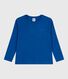 Tee-shirt enfant manches longues en coton uni
