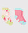 Lot de 2 paires de chaussettes bébé fille variante 1