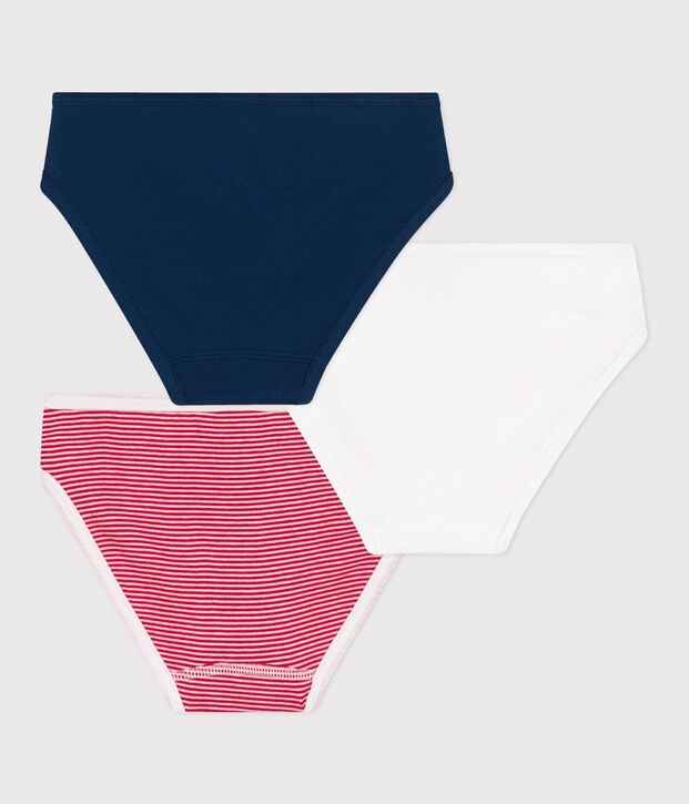 Set van 3 katoenen slipjes voor kinderen multicouleur