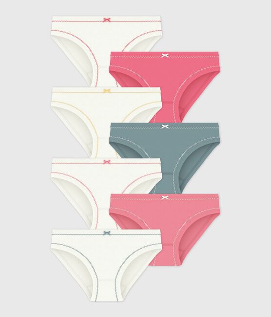 Setje met effen katoenen onderbroekjes voor kinderen variante 1