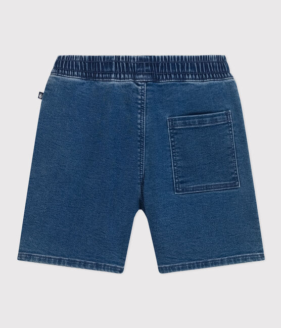Jongensshort van denim blauw BLEU DELAVE