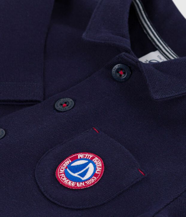 Lang babpakje van effen katoen, in de stijl van een pompbediende SOIR