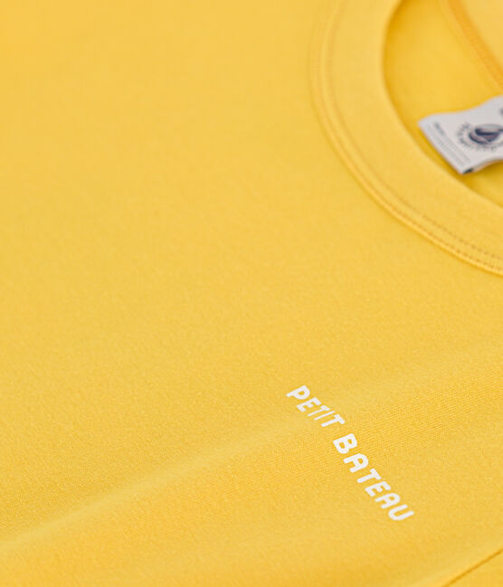 Tee-shirt imprimé en jersey léger enfant garçon jaune NECTAR