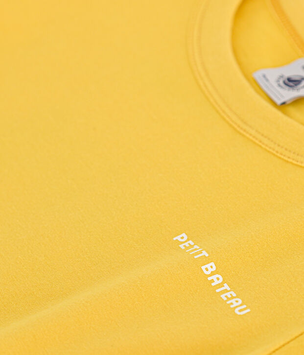 T-shirt met print van lichte jersey voor jongens geel