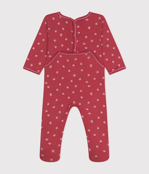Dors bien  b&eacute;b&eacute; en coton rose/beige
