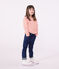 Uniseks katoenen marineshirt met lange mouwen voor kinderen roze FLEUR/ SPICY
