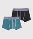 Set van 2 effen boxershorts voor jongens
