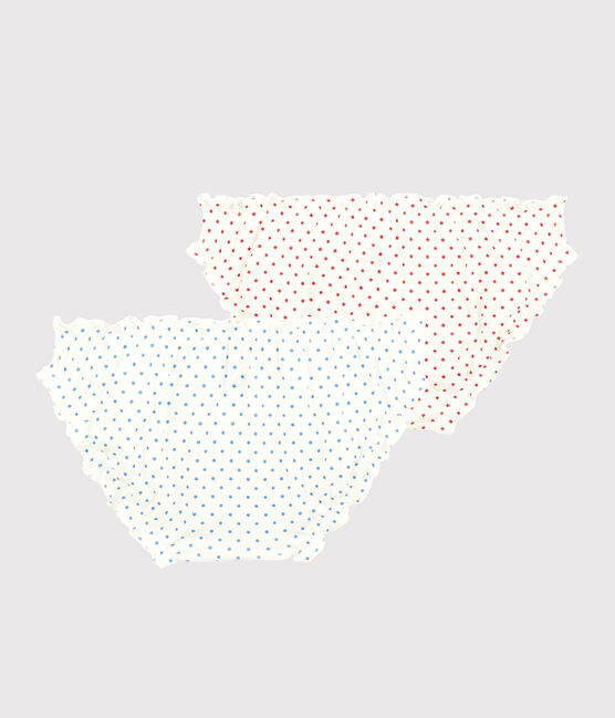 Lot 2 culottes froufrou en coton BIO Femme variante 1