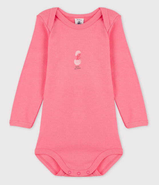 Body manches longues bébé fille rose GRETEL