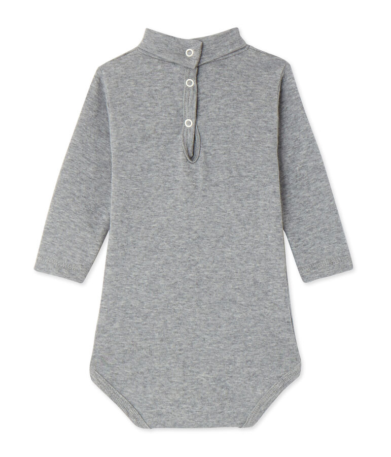 Uniseks body met rolkraag grijs SUBWAY CHINE