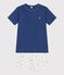 Pyjama short enfant en coton imprimé étoiles CREPUSCULE/ MULTICO