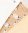 Lot de 3 bodies manches longues mouton bébé en coton variante 1