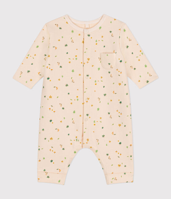 Lang pakje van fleece voor baby's wit AVALANCHE/ MULTICO