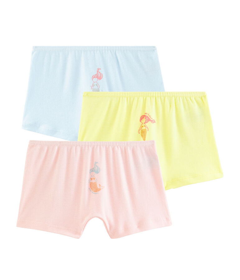 Drie shorties meisjes multicouleur